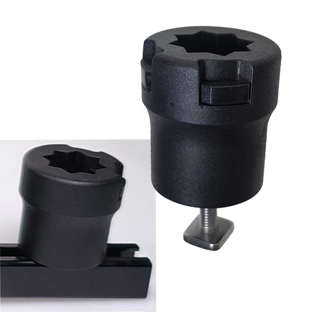 1 Buah Adaptor Rel Geser Kayak - Fishing Kayak Fish Finder Mount ulasan dan harga