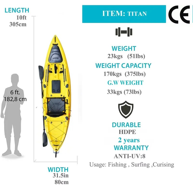 Kayak Pancing Duduk Tunggal 10 - Fishing Kayak Sit In ulasan dan harga