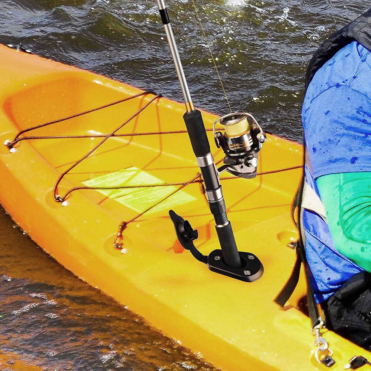 ABME 1 Buah Braket Penyangga J - Fishing Kayak Rod Holder ulasan dan harga