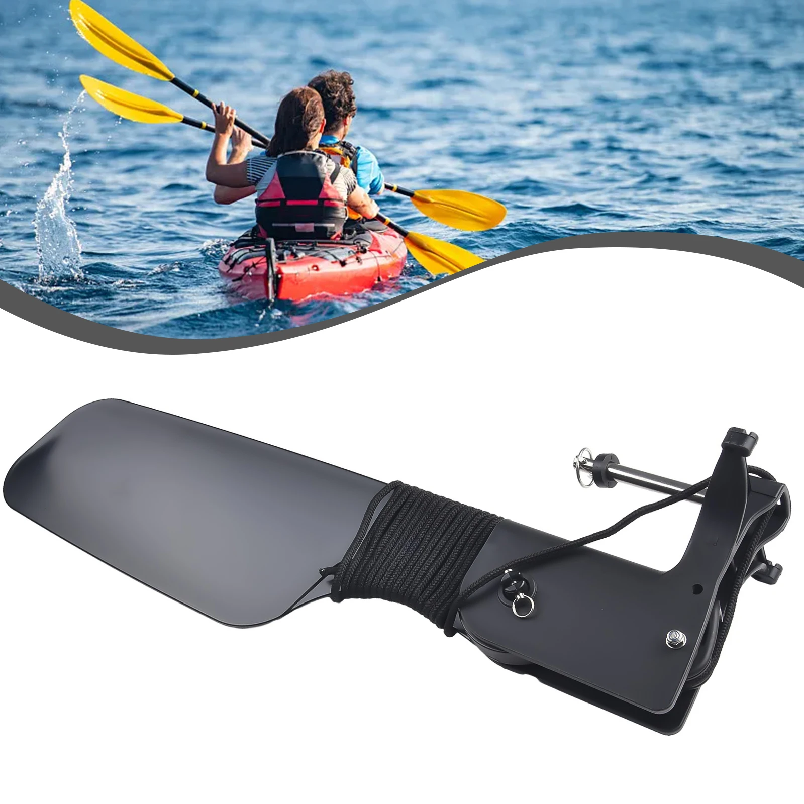 Rudder Kayak Big Tail dengan P - Fishing Kayak Cart ulasan dan harga