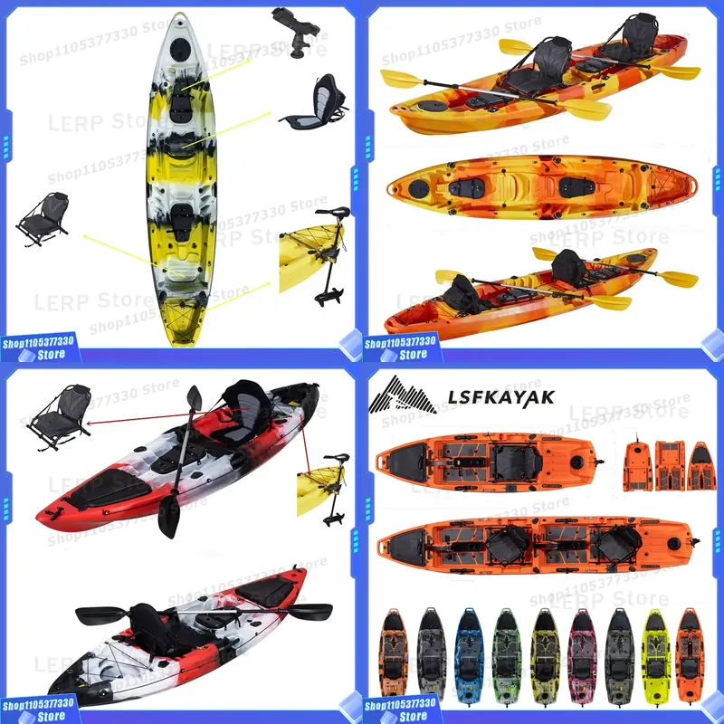 Perahu Kayak Plastik Kaku 2 Or - Fishing Kayak Sit In ulasan dan harga